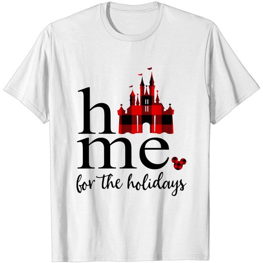 Disney Christmas Home For The Holidays Family Matching T-Shirt