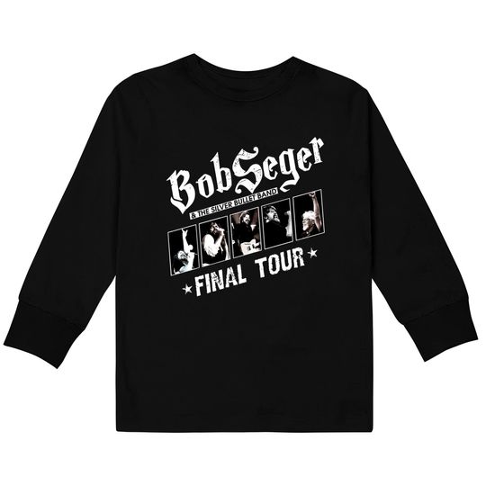 Bob Seger Final Tour 2019 Rock Legend Kids Long Sleeve T-Shirt