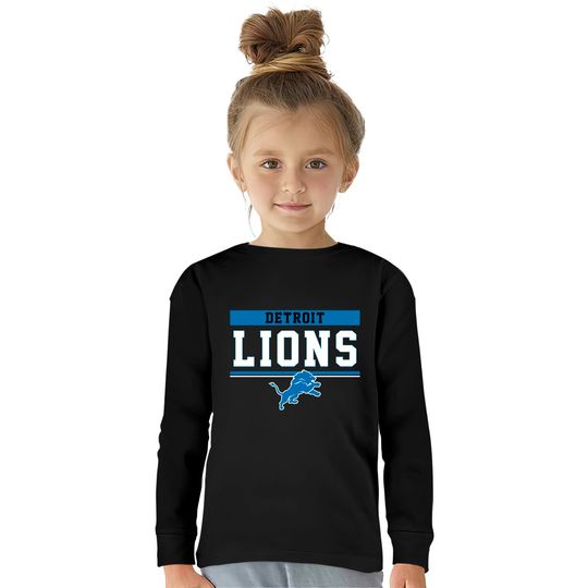 Team Fan Detroit Lions Kids Long Sleeve T-Shirt