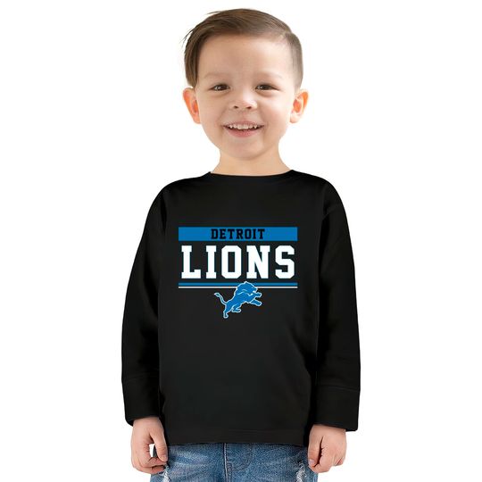 Team Fan Detroit Lions Kids Long Sleeve T-Shirt