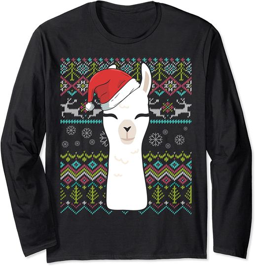 Ugly Christmas Llama Long Sleeve