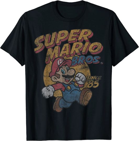 Mario T-Shirt Super Mario Bros. Since '85 Vintage Poster