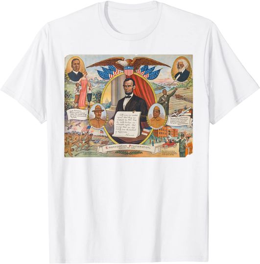 Black History Emancipation Proclamation Frederick Douglass T-Shirt