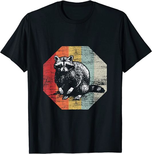Animal Gift Retro Raccoon T-Shirt