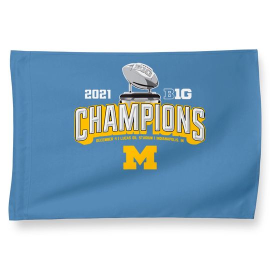 Michigan-Big-Ten-Championship-2021 House Flags
