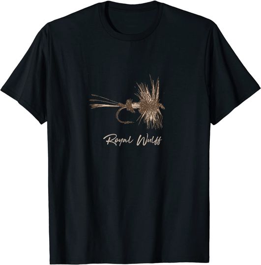 Fly Fishing Vintage Royal Wulff Drawing T-Shirt