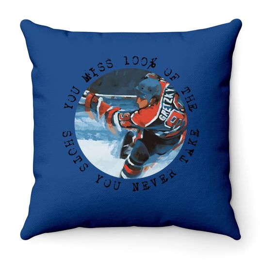 Wayne Gretzky Throw Pillows