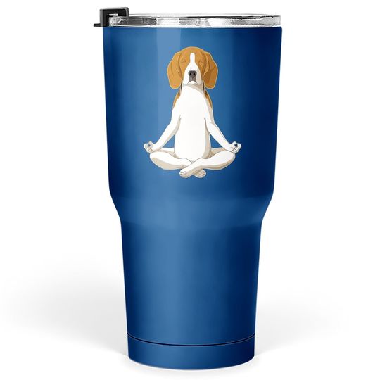 Yoga Dog Beagle Tumbler 30 Oz