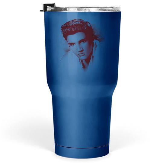 Elvis Presley King Of Rock And Roll Music The Stare Tumbler 30 Oz