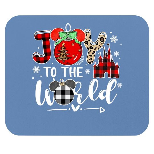 Joy To The World Disney Christmas Mouse Pads