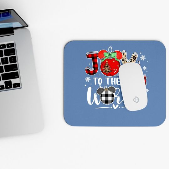 Joy To The World Disney Christmas Mouse Pads