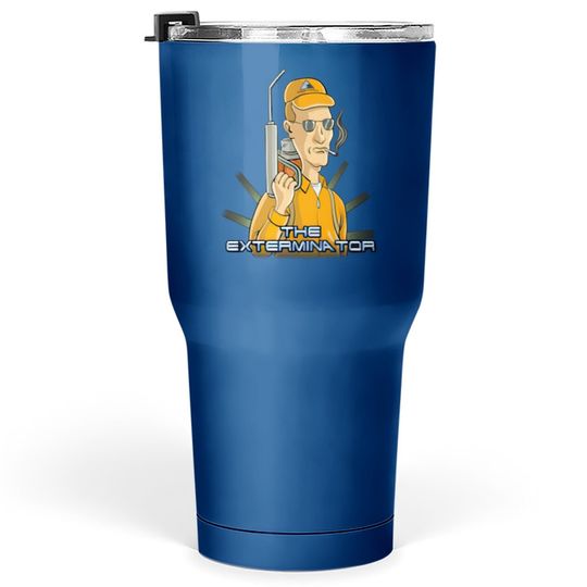King Of The Hill Dale Gribble The Exterminator Dale Terminator Movie Mashup Tumbler 30 Oz