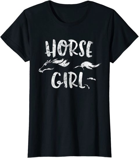 Horse Girl T-Shirt Horseback Riding Equestrian Lover Gifts