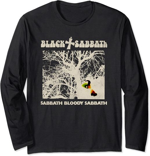 Black Sabbath  Vintage Negative Long Sleeve T-Shirt