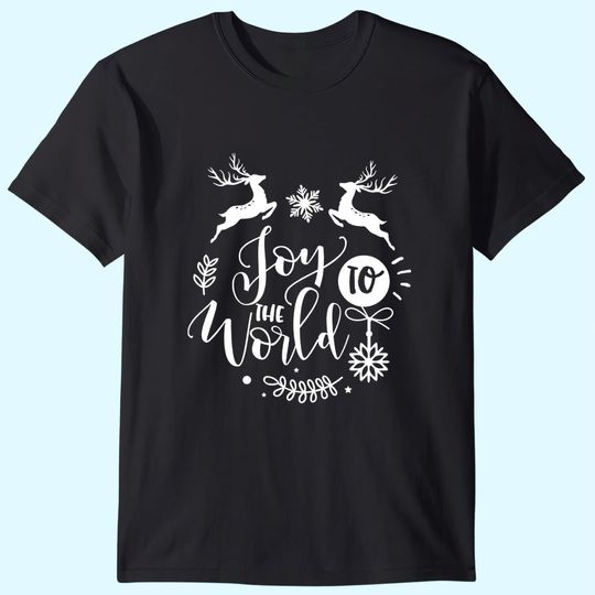 Joy To The World Disney Christmas 2 T-Shirts