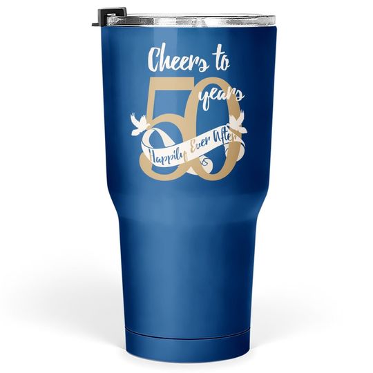 50th Wedding Anniversary Tumbler 30 Oz Gift For Couples