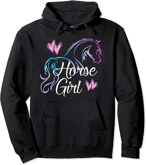 HORSE GIRL Gift for Horse Lover Hoodie