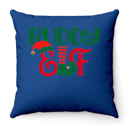 Buddy Elf Christmas Family Throw Pillows