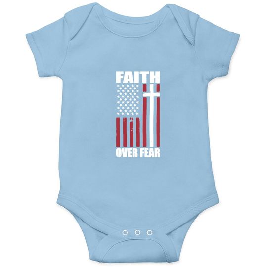 Faith Over Fear Baby Bodysuit