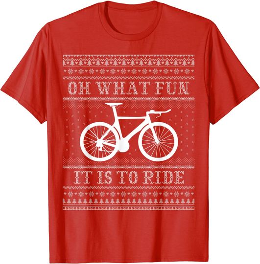 Oh What Fun It Is To Ride | Triathlon Bike ABN035 T-Shirt