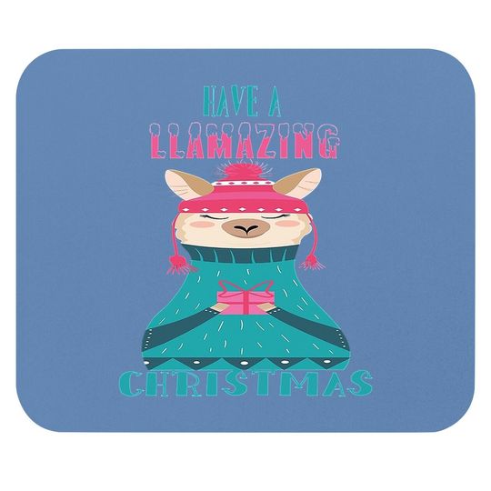 Have A Llamazing Christmas Classic Mouse Pads