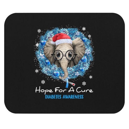 Elephant Hope For A Cure Diabetes Awareness Mouse Pads