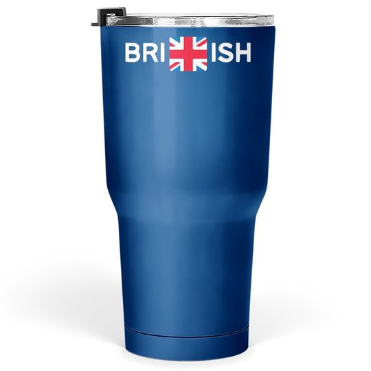 British Flag Expat Great Britain Uk Gift Tumbler 30 Oz