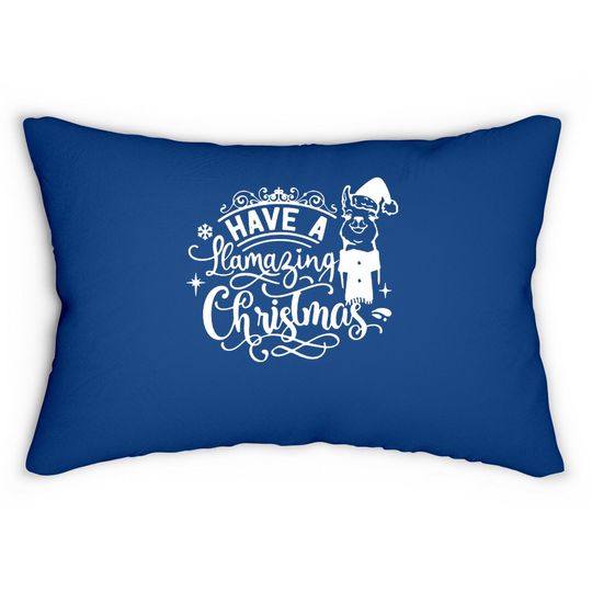Have A Llamazing Christmas Design Pillows