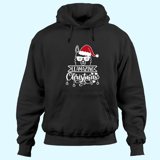 Have A Llamazing Christmas Santa Claus Hoodies