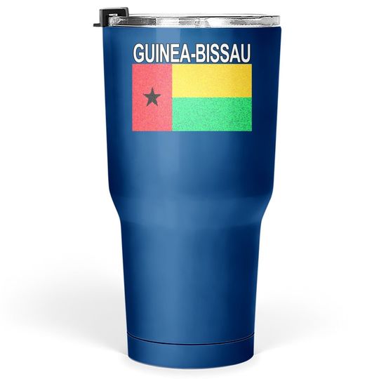 Guinea-bissau Flag Artistic Design Tumbler 30 Oz