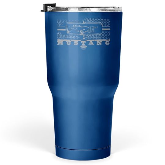 Amdesco Ford Mustang Grill ly Licensed Ford Tumbler 30 Oz