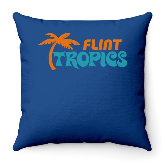Maillot Flint Tropics Throw Pillows