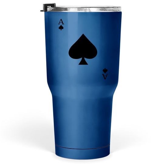 Ace Of Spades Deck Of Cards Halloween Costume Tumbler 30 Oz