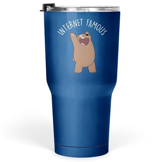 We Bare Bears Grizzly Internet Famous Tumbler 30 Oz