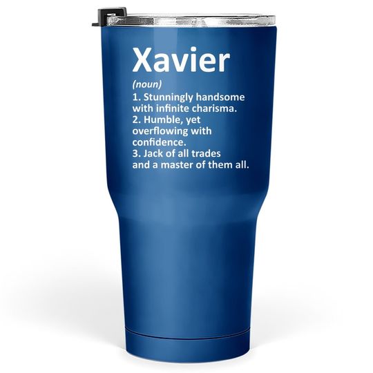 Xavier Definition Personalized Name Birthday Gift Idea Tumbler 30 Oz