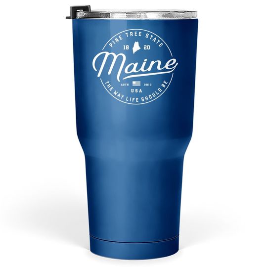 Maine Us State Travel Vacation Tumbler 30 Oz