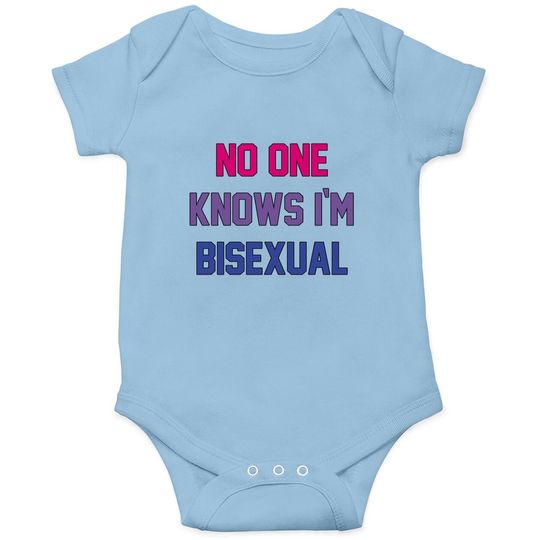 Bisexual Bi Pride Funny Gay Lesbian Lgbtq Clothing Gifts Baby Bodysuit
