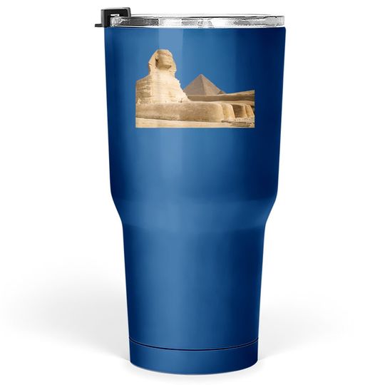 Great Sphinx Of Giza And The Egyptian Pramids Tumbler 30 Oz