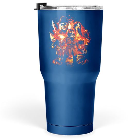 Puppet Master Torched Halloween Tumbler 30 Oz