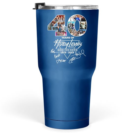Vinatee 40 Years Of Huey Lewis And The News 1979-2019 Tumbler 30 Oz