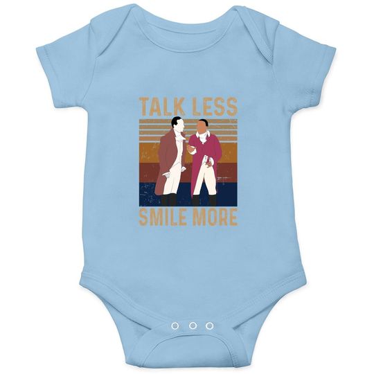 Hamilton Talk Less Smile More Baby Bodysuit