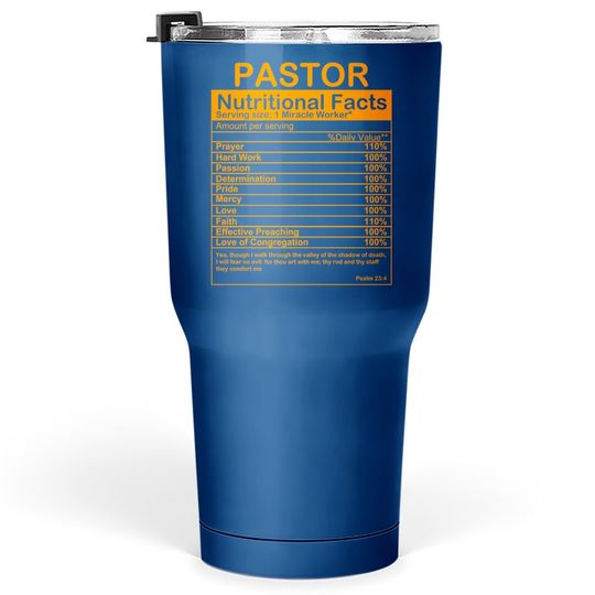 Pastor Appreciation Gift For Cool Preacher Tumbler 30 Oz
