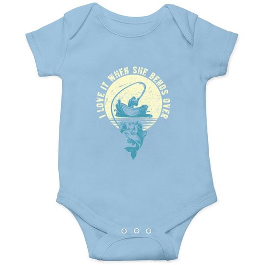 Funny Fishing Quote Gift Funny Fishing Baby Bodysuit