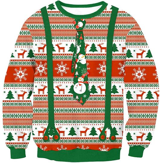Ugly Christmas 3D Printed Sweatshirts