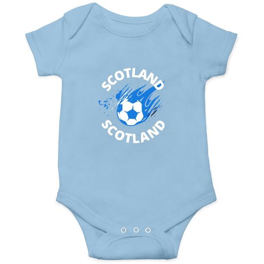 Euro 2021 Baby Bodysuit Scotland Football Fans Design