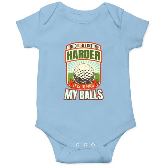 Funny Golf Baby Bodysuit For Men, Funny Golfer Tshirts
