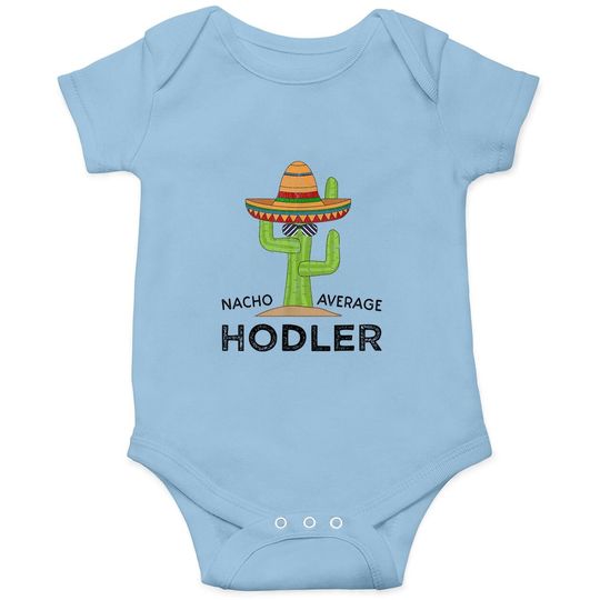 Crypto Trading Humor Gift | Funny Meme Bitcoin Investor Hodl Baby Bodysuit