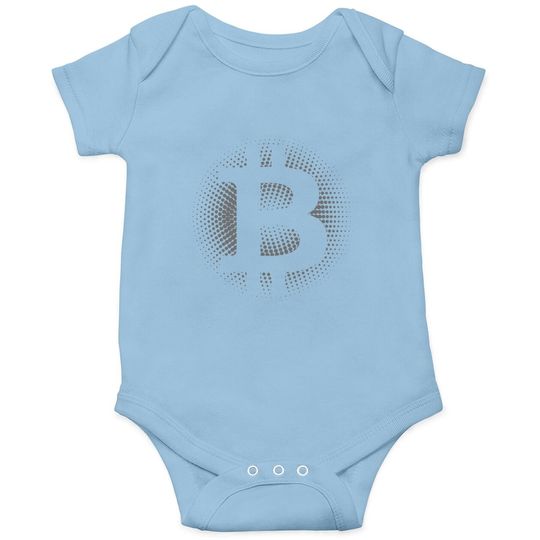 Bitcoin Logo - Hodl Crypto Currency Btc Apparel Gift Baby Bodysuit
