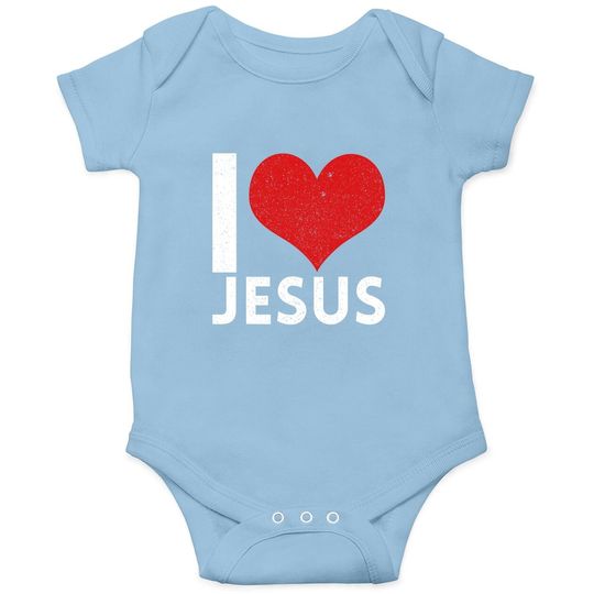 I Love Jesus Baby Bodysuit