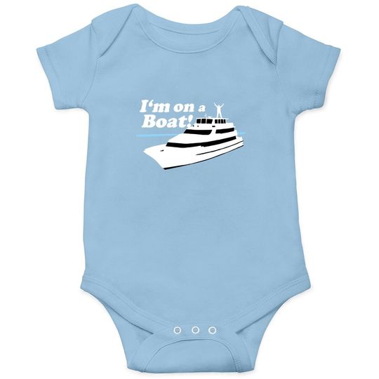 I'm On A Boat Saying Boating Yacht Premium Baby Bodysuit